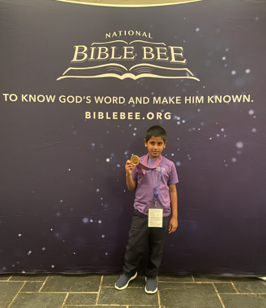 Evan Sijumon Primary Division National Bible Bee Nov 2023
