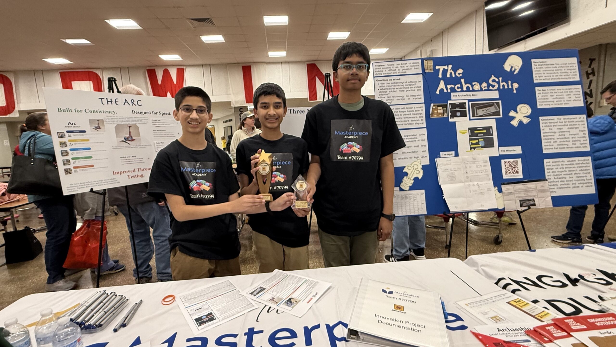 The Masterpiece Academy Team FLL 2025 Win