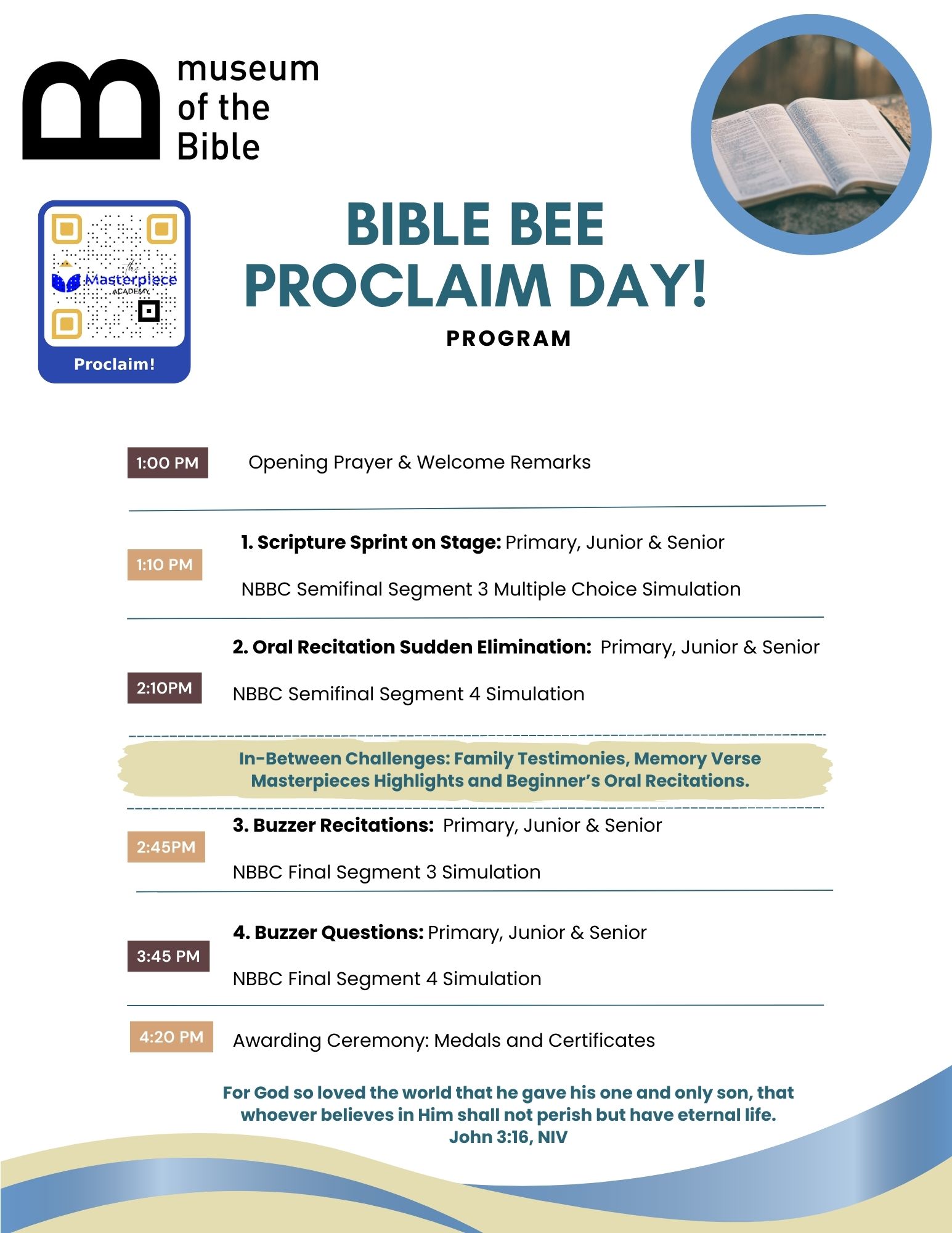 August 3 Proclaim Day Program