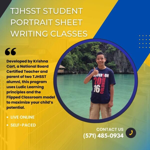 TJ Student Portrait Sheet Classes