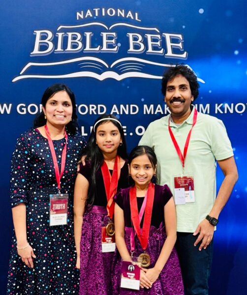 Talari Family. National Bible Bee 2024.