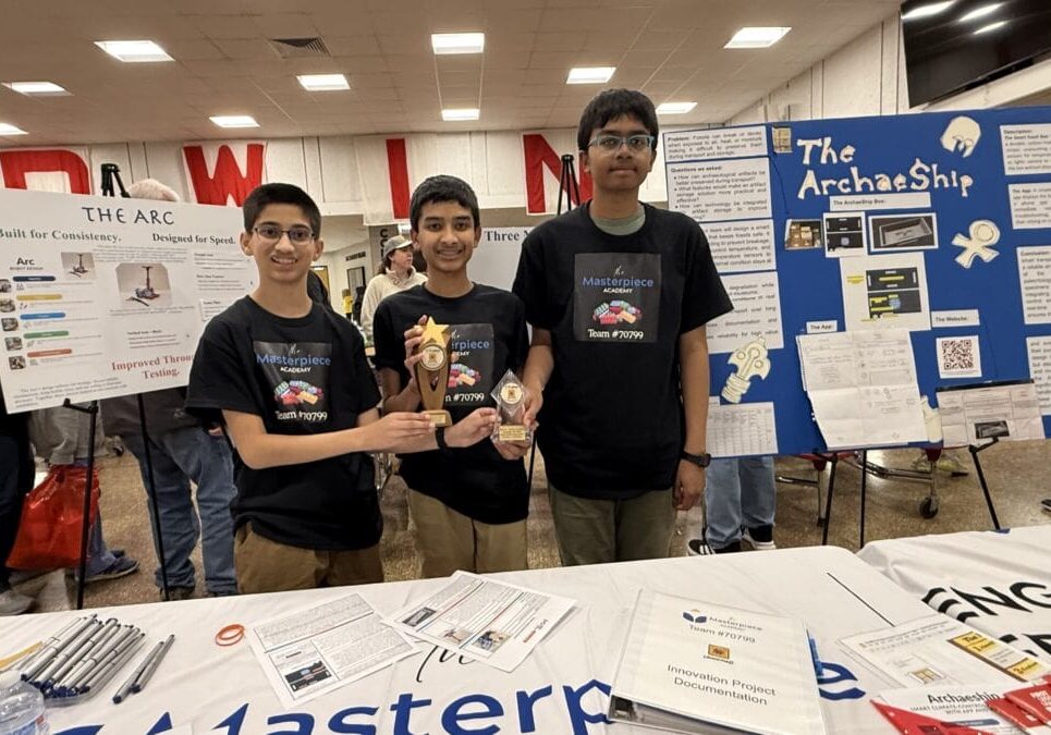 The Masterpiece Academy Team FLL 2025 Win